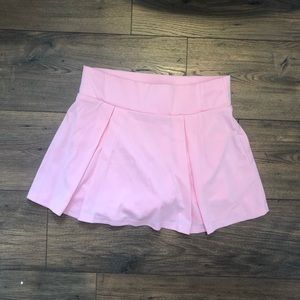 Pleated Light Pink Skort